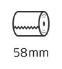 58mm幅用紙対応