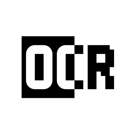 OCRフォント対応のアイコン