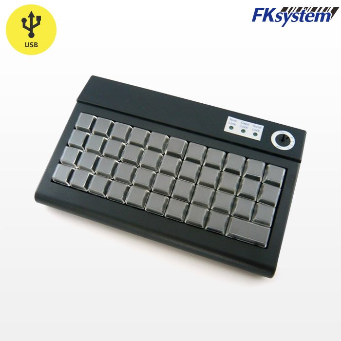 PKB-044UB | エフケイシステム USB接続 プログラマブルキーボード | POSレジ用フルプログラムキーボード  Fksystem