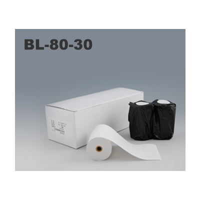 【幅80mm 外径50mm】BL-80-30 三栄電機 国産 レシートロール紙 BS2-80T・BLM-80専用 1箱10巻入 感熱紙 サーマル紙【幅80×外径50×内径9mm】