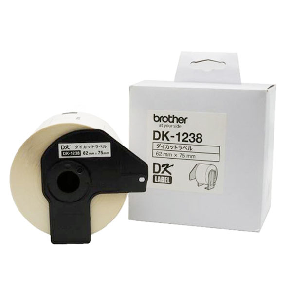 DK-1238 | ブラザープレカット 食品表示用ラベル | 幅62×長さ75mm brother 純正 サーマルラベル