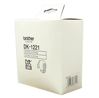 DK-1221 ブラザー brother プレカット 食品表示用ラベル【幅23×長さ23mm】 | 感熱紙 サーマル ラベルロール紙 国内正規品