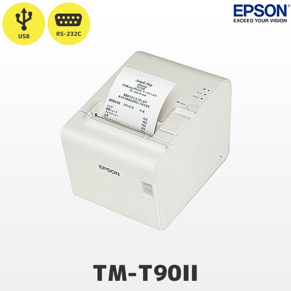 Epson エプソン Tm T90ii レシートプリンター スタンダードモデル Usb シリアル接続 58mm Tm902us001 Posレジ用ハードウェアの通販 エフケイシステム ストア Fksystem公式