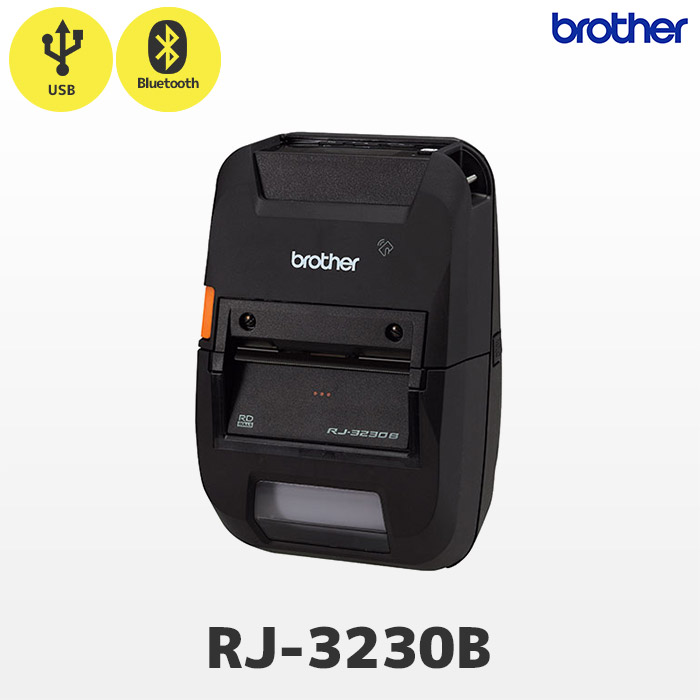 RJ-3230B ブラザー ３インチ 感熱式 ラベル/レシート モバイルプリンター【 USB Bluetooth MFi認証 】 国内正規品 国内保証